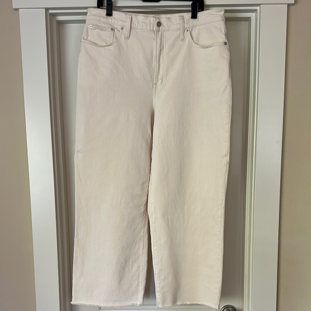 Madewell Women's Perfect Vintage Wide Leg Crop Jean (Tall)